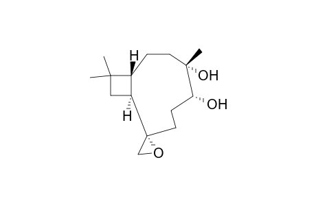 1.alpha.,12-Epoxy-8.alpha.(S),9.alpha.(R)-dihydroxycaryophyllene