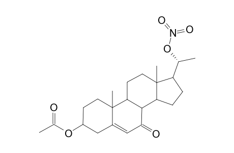 7-Oxopregn-5-ene-3.beta.,20-diyl 3-acetate 20-nitrate