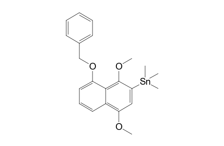 5-(Benzyloxy)-3-(trimethylstannyl)-1,4-dimethoxynaphthalene
