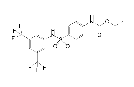 Ethyl N-[4-[[3,5-bis(trifluoromethyl)phenyl]sulfamoyl]phenyl]carbamate