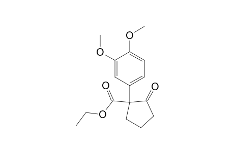 1-(3,4-dimethoxyphenyl)-2-keto-cyclopentanecarboxylic acid ethyl ester