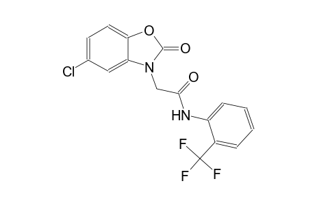 2-(5-chloro-2-oxo-1,3-benzoxazol-3(2H)-yl)-N-[2-(trifluoromethyl)phenyl]acetamide