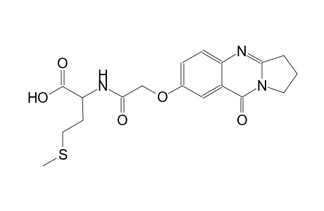 butanoic acid, 4-(methylthio)-2-[[[(1,2,3,9-tetrahydro-9-oxopyrrolo[2,1-b]quinazolin-7-yl)oxy]acetyl]amino]-, (2S)-