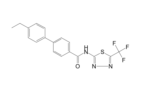4'-ETHYL-N-[5-(TRIFLUOROMETHYL)-1,3,4-THIADIAZOL-2-YL]-4-BIPHENYLCARBOXAMIDE