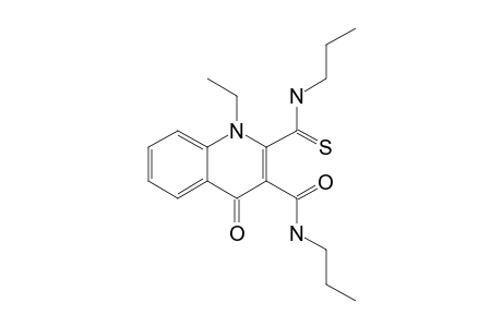 1-ETHYL-1,4-DIHYDRO-N-PROPYL-2-[N-(PROPYLAMINO)-THIOXOMETHYL]-3-QUINOLINE-CARBOXAMIDE