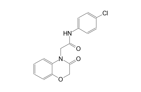 N-(4-chlorophenyl)-2-(3-oxo-2,3-dihydro-4H-1,4-benzoxazin-4-yl)acetamide