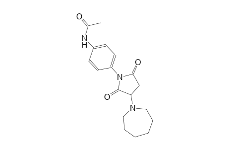 acetamide, N-[4-[3-(hexahydro-1H-azepin-1-yl)-2,5-dioxo-1-pyrrolidinyl]phenyl]-