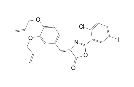 (4Z)-4-[3,4-bis(allyloxy)benzylidene]-2-(2-chloro-5-iodophenyl)-1,3-oxazol-5(4H)-one