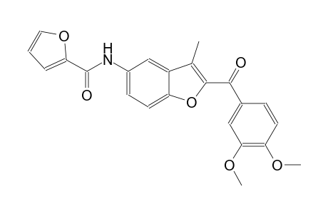 2-furancarboxamide, N-[2-(3,4-dimethoxybenzoyl)-3-methyl-5-benzofuranyl]-