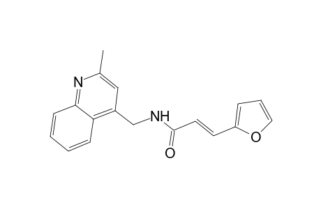(E)-3-(2-furanyl)-N-[(2-methyl-4-quinolinyl)methyl]-2-propenamide