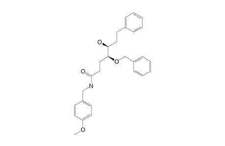 SYN-(4S,5S)-4-BENZYLOXY-5-HYDROXY-N-(4-METHOXYBENZYL)-7-PHENYLHEPTANOYL-AMIDE
