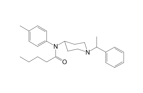 N-4-methylhenyl-N-[1-(1-phenylethyl)piperidin-4-yl]pentanamide