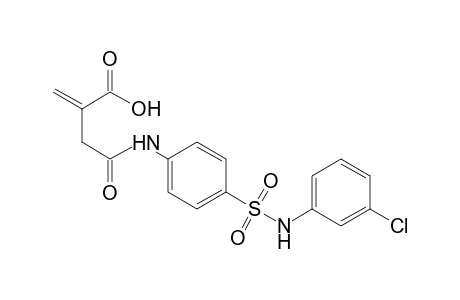 4'-(m-chlorophenylsulfamoyl)-2-methylenesuccinanilic acid