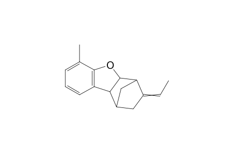 3-ethylidene-6-methyl-1,2,3, 4,4a,9b-hexahydro-1,4-methanodibenzo[b,d]furan