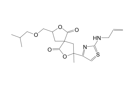 3-(2-(allylamino)thiazol-4-yl)-8-(isobutoxymethyl)-3-methyl-2,7-dioxaspiro[4.4]nonane-1,6-dione