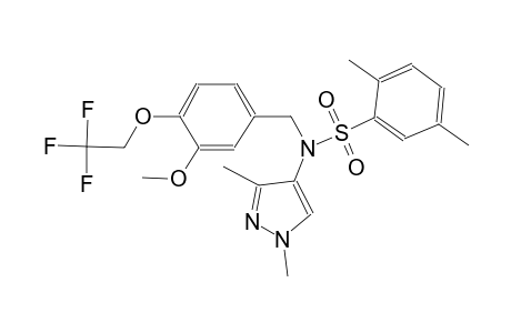benzenesulfonamide, N-(1,3-dimethyl-1H-pyrazol-4-yl)-N-[[3-methoxy-4-(2,2,2-trifluoroethoxy)phenyl]methyl]-2,5-dimethyl-