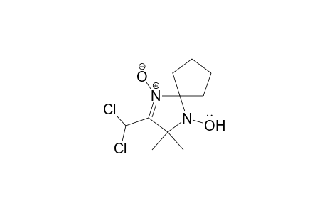 1,4-Diazaspiro[4.4]non-3-en-1-yloxy, 3-(dichloromethyl)-2,2-dimethyl-, 4-oxide