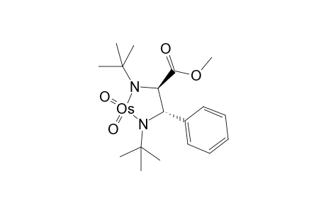 trans-1,3-Bis(tert-butyl)-2,2-dioxo-4-phenyl-5-(methoxycarbonyl)-2-osama(VI)imidazolidine