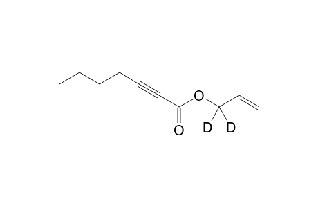 Allyl-1,1-D2 hept-2-ynoate