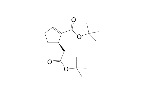 Bis(t-Butyl) (1E,5S)-5-(carboxymethyl)cyclopent-1-ene-1-carboxylate