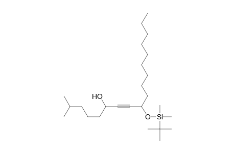 9-[tert-butyl(dimethyl)silyl]oxy-2-methyl-octadec-7-yn-6-ol