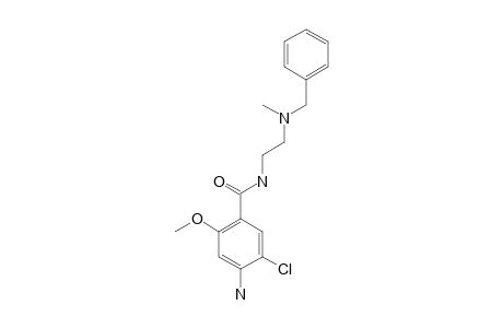 4-AMINO-N-[2-(N-BENZYL-N-METHYLAMINO)-ETHYL]-5-CHLORO-2-METHOXY-BENZAMIDE
