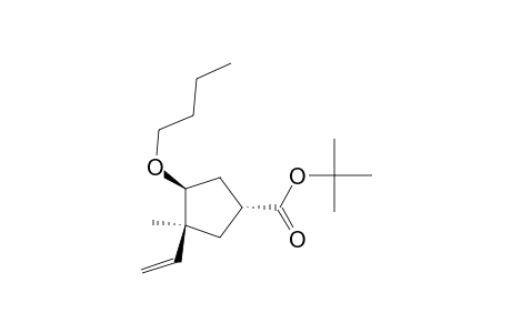 cyclopentanecarboxylic acid-, 4-butoxy-3-ethenyl-3-methyl-, 1,1-dimethylethyl ester (1.alpha.,3.alpha.,4.beta.)