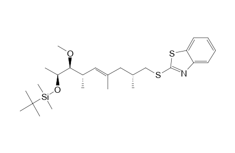 [(E,1S,2S,3S,7R)-8-(1,3-benzothiazol-2-ylsulfanyl)-2-methoxy-1,3,5,7-tetramethyl-oct-4-enoxy]-tert-butyl-dimethyl-silane