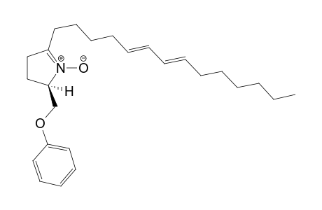(2R)-1-oxidanidyl-2-(phenoxymethyl)-5-[(5E,7E)-tetradeca-5,7-dienyl]-3,4-dihydro-2H-pyrrol-1-ium