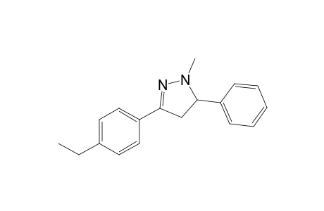 3-(4-Ethylphenyl)-1-methyl-5-phenyl-4,5-dihydro-1H-pyrazole