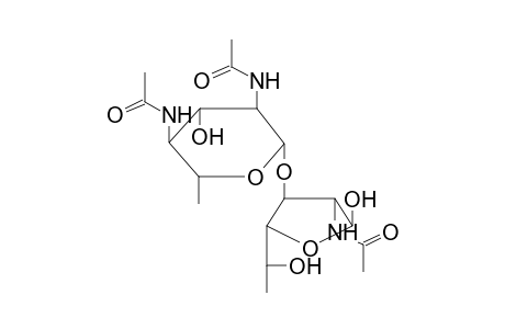 2-ACETAMIDO-2-DEOXY-3-O-(BETA-D-DI-N-ACETYLBACYLLOSAMINYL)-BETA-L-FUCOFURANOSE