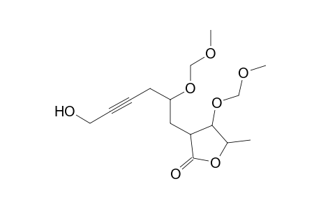 3-[6'-Hydroxy-2'-(methoxymethoxy)-4'-hexynyl]-4-(methoxymethoxy)-5-methyldihydrofuran-2(3H,4H,5H)-one