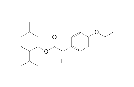 1-Methyl-4-isopyopylcyclohex-3-yl 2-fluoro-2-(4-isopropoxyphenyl)ethanoate