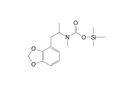 N-Methyl-N-(2,3-methylenedioxyphenyl-iso-propyl)carbamic acid TMS