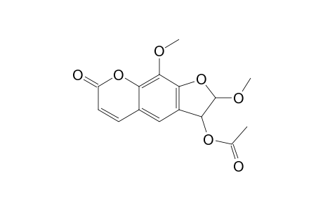 2,3-Dihydro-2,9-dimethoxy-7H-furo[3,2-g][1]benzopyran-7-one-3-yl acetate