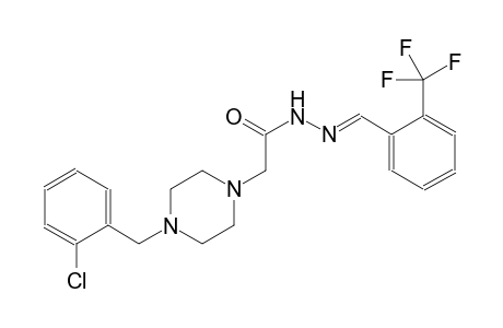 1-piperazineacetic acid, 4-[(2-chlorophenyl)methyl]-, 2-[(E)-[2-(trifluoromethyl)phenyl]methylidene]hydrazide