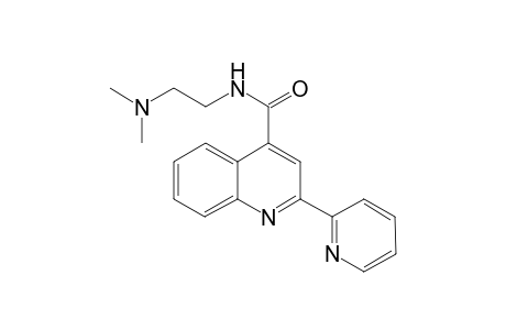 4-Quinolinecarboxamide, N-[2-(dimethylamino)ethyl]-2-(2-pyridinyl)-