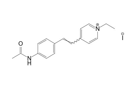 4-(p-acetamidostyryl)-1-ethylpyridinium iodide
