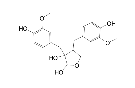 3,4-Bis(4-hydroxy-3-methoxybenzyl)tetrahydro-2,3-furandiol