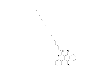 2-Naphthalenecarboxamide, 4-amino-1-hydroxy-N-octadecyl-3-phenyl-