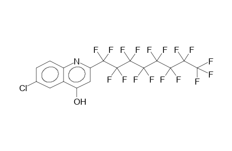2-PERFLUOROOCTYL-4-HYDROXY-6-CHLOROQUINOLINE