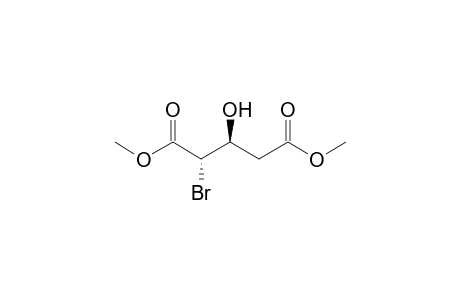 erythro-Dimethyl 2-bromo-3-hydroxyglutarate