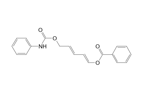 1,3-Pentadiene-1,5-diol, 1-benzoate 5-(phenylcarbamate), (E,E)-