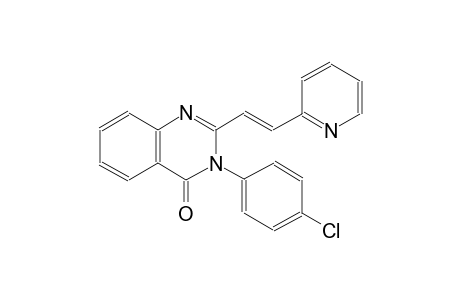3-(4-chlorophenyl)-2-[(E)-2-(2-pyridinyl)ethenyl]-4(3H)-quinazolinone