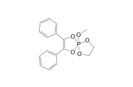 P-(1,2-Diphenylethenyl-1,2-dioxy)-P-methoxy-P-(ethylene-1,2-dioxy)phosphorane