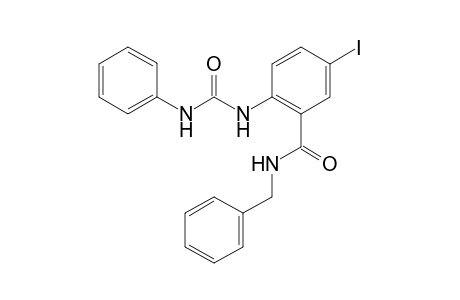 1-(2-(benzylcarbamoyl)-4-iodophenyl)-3-phenylurea