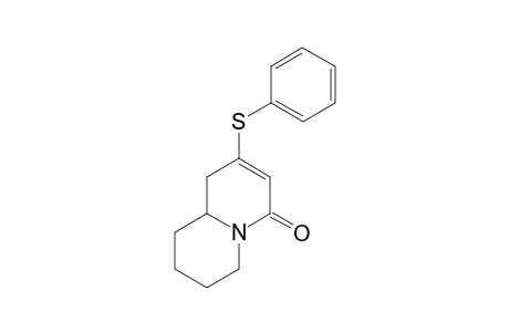 2-(Phenylthio)-1,6,7,8,9,9a-hexahydro-4-quinolizinone