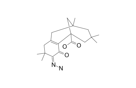 1-CARBOXY-4-HYDRAZONO-DIISOPHOR-2(7)-EN-3-ONE