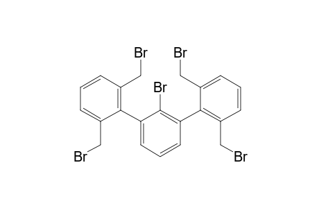 1,1':3',1''-Terphenyl, 2'-bromo-2,2'',6,6''-tetrakis(bromomethyl)-