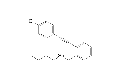 Butyl 2-[(4-Chlorophenyl)ethynyl]benzyl Selenide